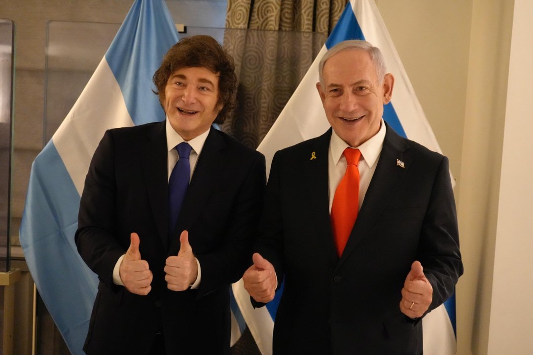 Netanyahu le agradeció los saludos a Milei y lo llamó querido amigo